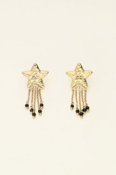 Universe star earrings with chains | My Jewellery