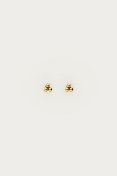 Universe studs met drie bolletjes