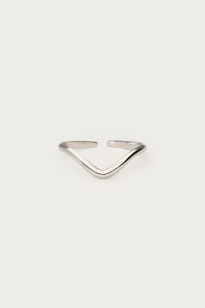 Ring met V shape