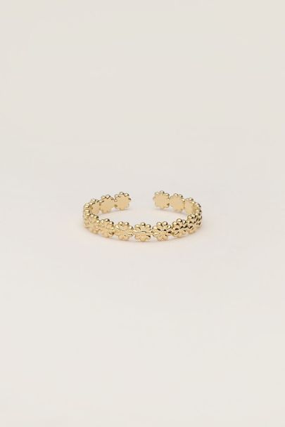 Vintage Ring mit kleinen Blumen