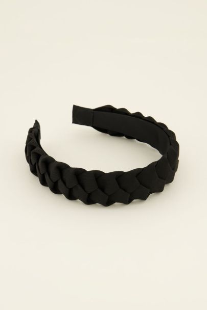 Woven black headband | My Jewellery