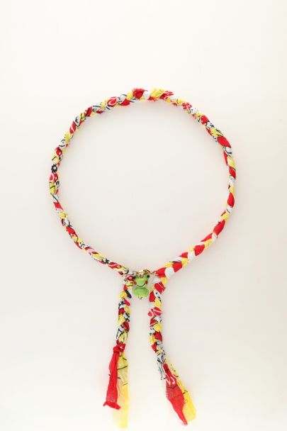 Geflochtene Oeteldonk-Kette mit Frosch