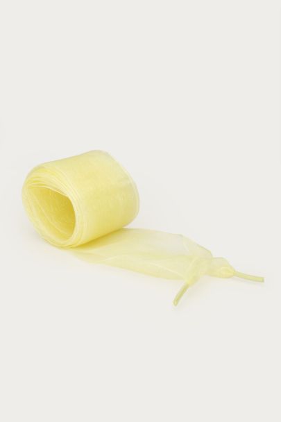 Yellow organza laces