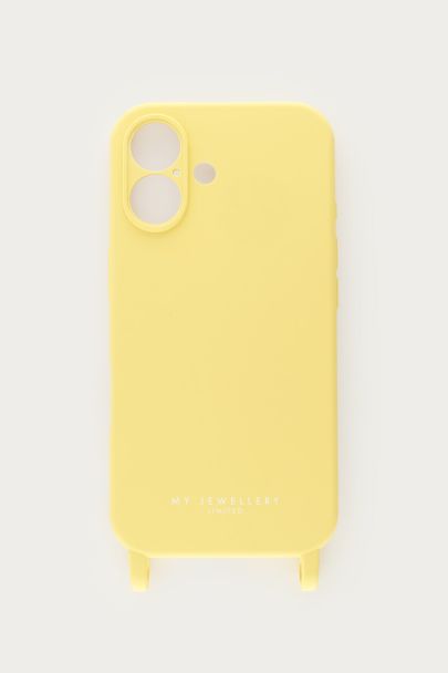 Geel telefoonhoesje silicone