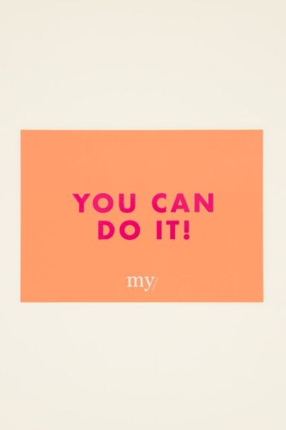 You can do it card | My Jewellery