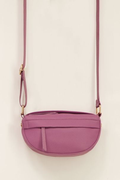 Lila Crossbody-Tasche mit extra Fach