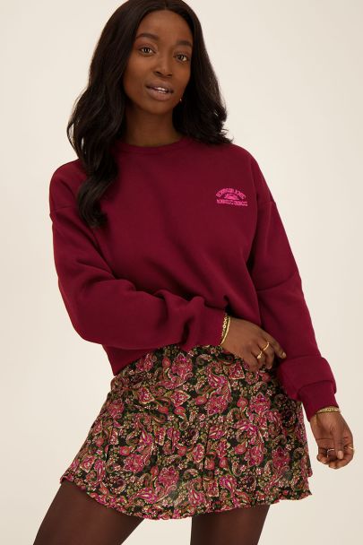 Rode sweater rien à perdre