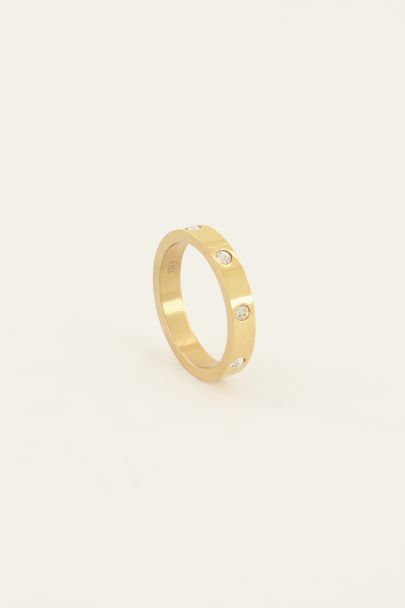 Ring met transparante stenen | My Jewellery