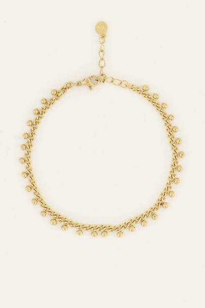 Schakelarmband met bolletjes