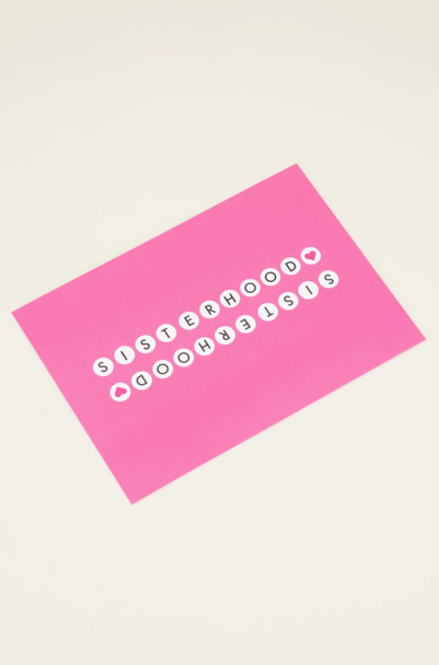 Pink card