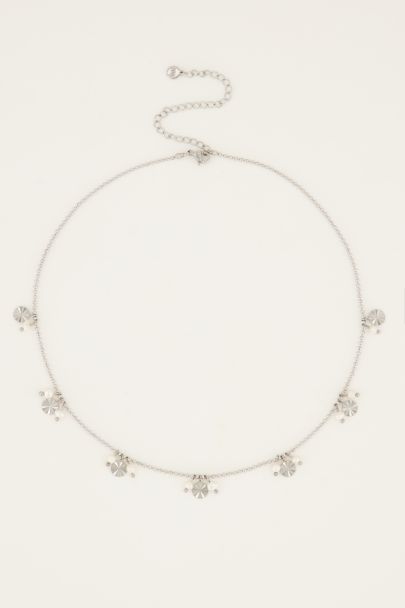 Shapes pearls & circles necklace