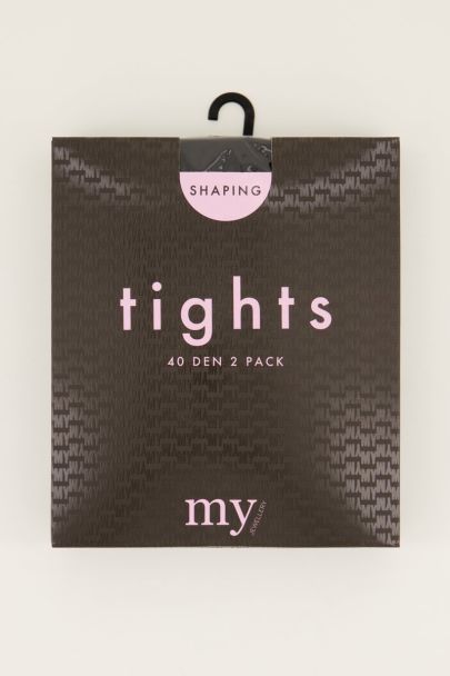 Shaping tights set 40 den