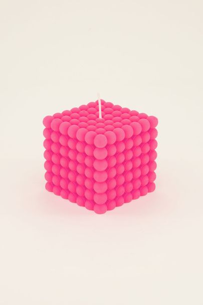 Kleine roze bubble kaars | My Jewellery