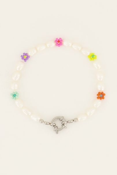 Bracelet Souvenirs avec perles et fleurs | My Jewellery