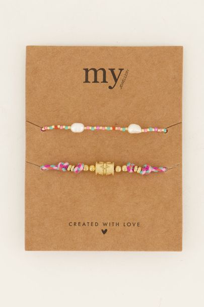 Lot de bracelets Souvenir avec perles