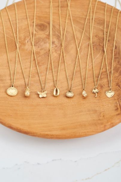 Souvenir ketting met hart bedel
