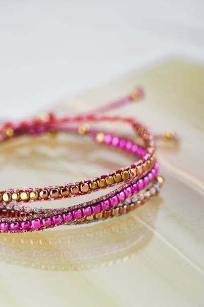 Bracelet avec perles multicolores Starmood