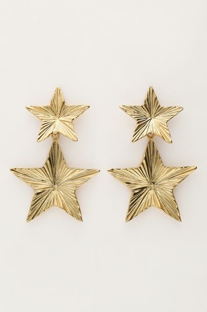 Starry oorhangers met statement sterren