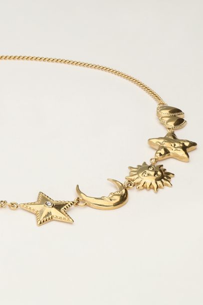 Starry ketting met verschillende bedels