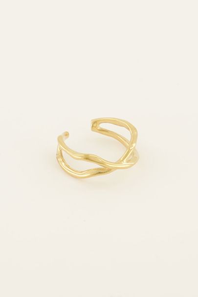 Bague avec structure superposé
