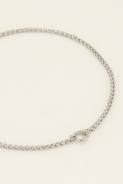 Ketting gedraaid met slotje 