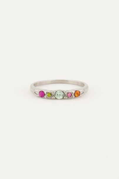Vintage classic ring multicolor