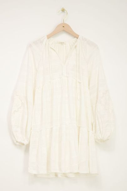 H en m witte jurk store
