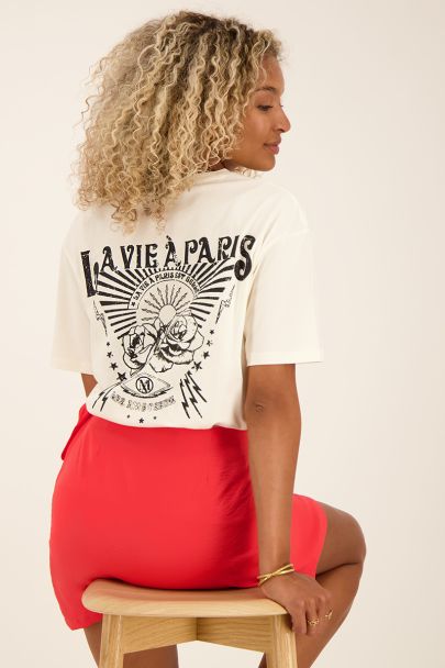 White La Vie à Paris T-shirt