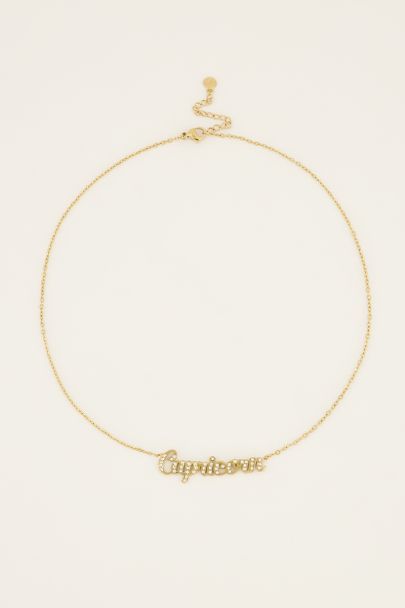 Zodiac ketting met strass steentjes | My Jewellery