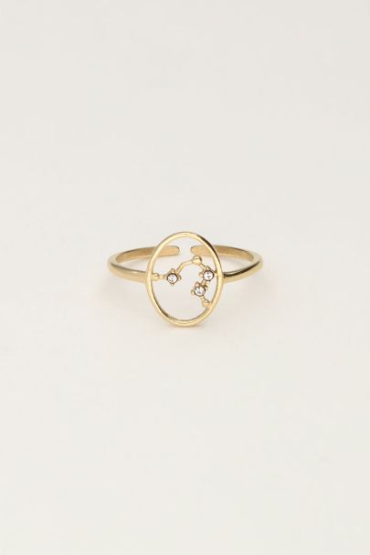 Minimalistischer Sternzeichen Ring