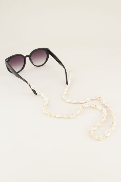 Sonnenbrillenkette mit Muscheln 