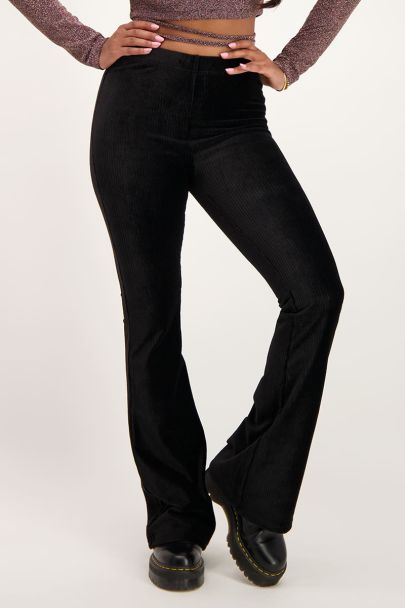 Zwarte flared broeken | Shop je nieuwe item | My Jewellery