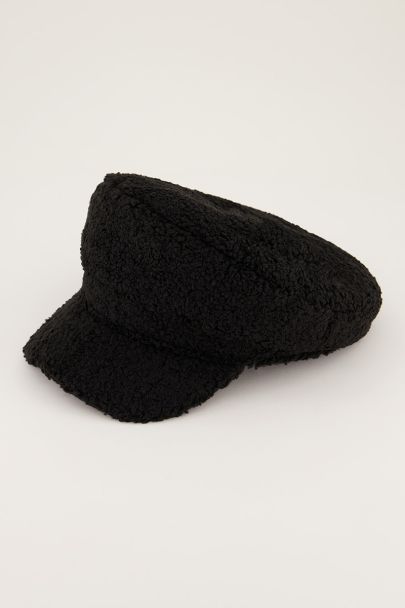 Black teddy cap