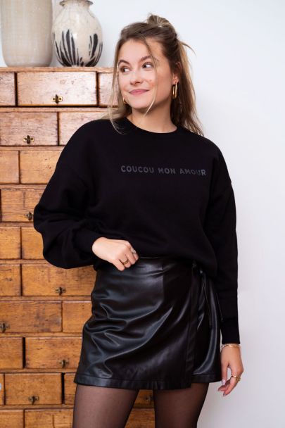 Black Au Revoir sweater