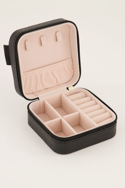 Small black jewellery case