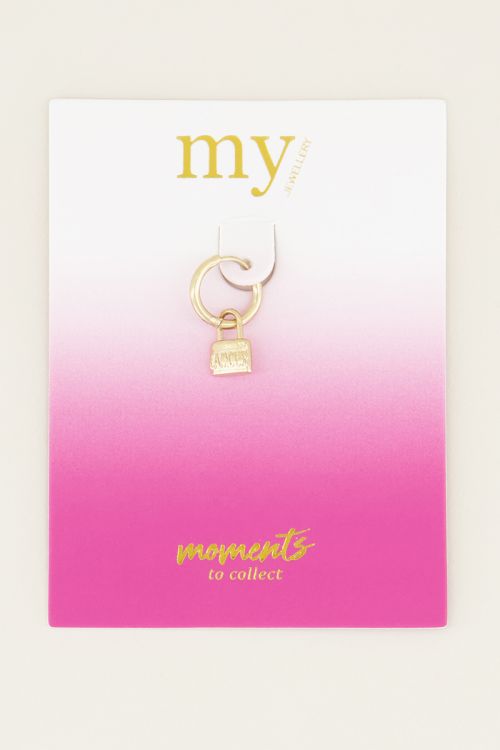 Moments one piece love lock |One piece oorbel bij My Jewellery