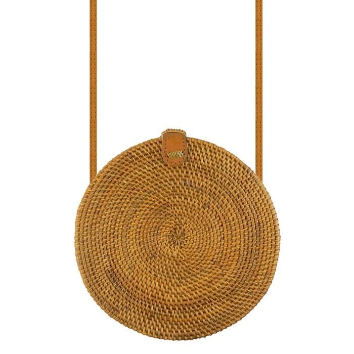 My Jewellery Rond rieten tasje bali