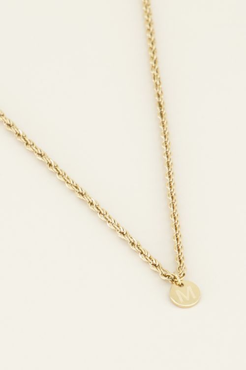 Gouden ketting met initiaal, Minimalistische ketting | My Jewellery