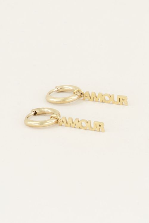 Oorringen amour, oorbellen love My jewellery