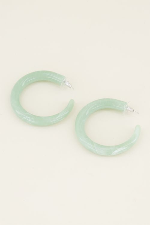 Groene oorringen | Groene oorbellen | My Jewellery