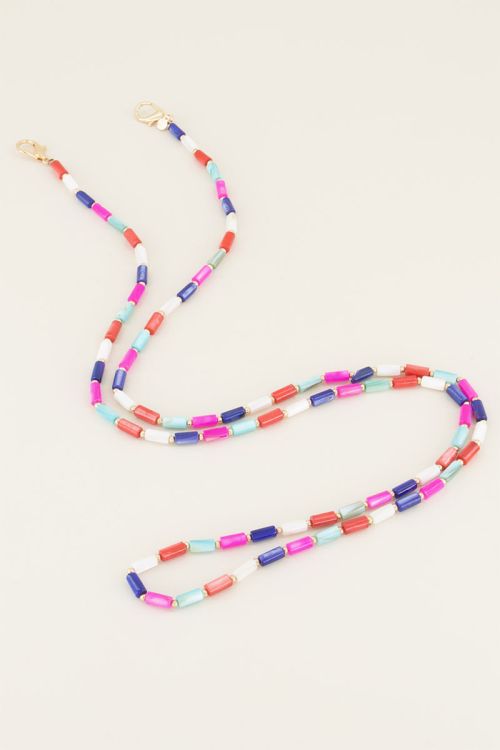 Handyband mit blauen Perlen My Jewellery