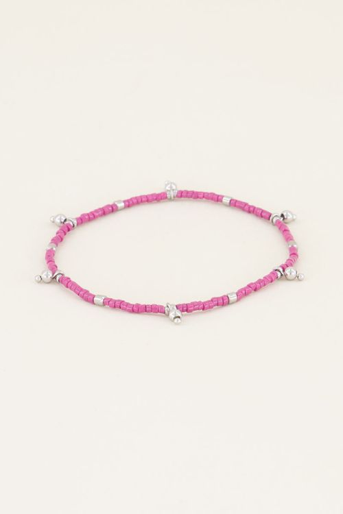 Armband met roze kralen | Kralen armband bij My Jewellery