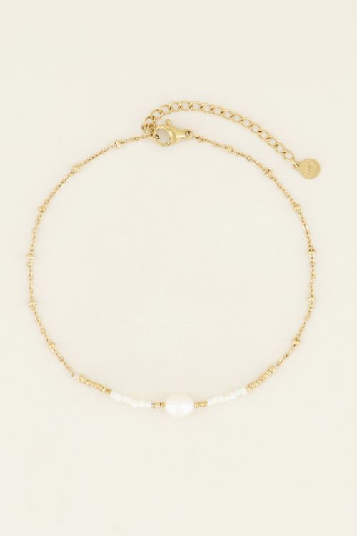 Enkelbandje kralen & parel | Enkelbandjes dames | My Jewellery