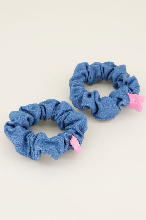 Denim scrunchie set | Haaraccessoires My jewellery