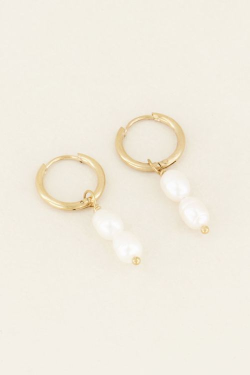 Oorringen parels