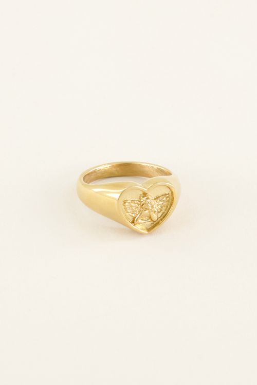Zegelring engeltje | Zegelringen | My Jewellery