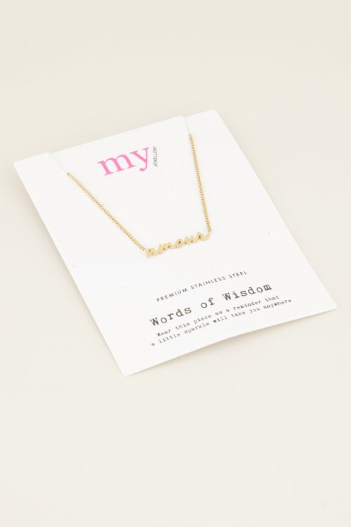 Amour necklace | Stainless steel necklace | My Jewellery