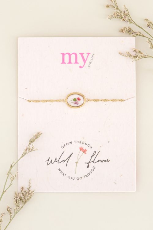 Wildflower oval bracelet | My Jewellery