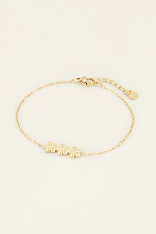 Bracelet with three flowers | Bracelets | My Jewellery