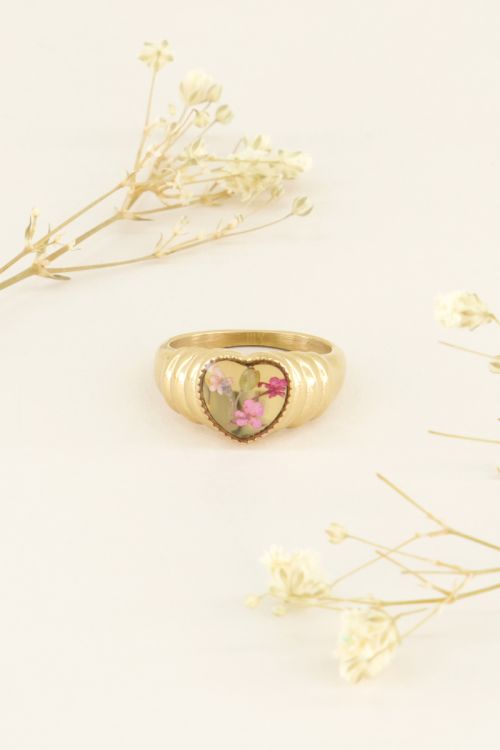 Ring wildflower hartje | Ringen | My Jewellery